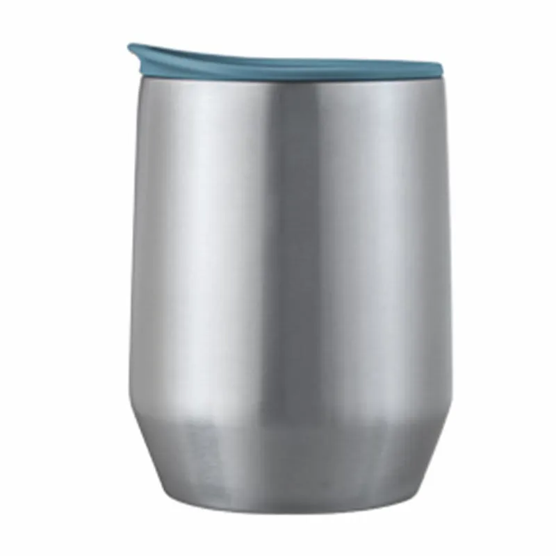 Hario OSM-270-BG-BL Miolove Paslanmaz Çelik Mug Bardak, 270 ml, Mavi