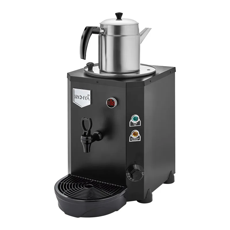 Remta DE14 Jumbo Çay Makinesi, Tek Demlikli, 9 L, Elektrikli, Siyah