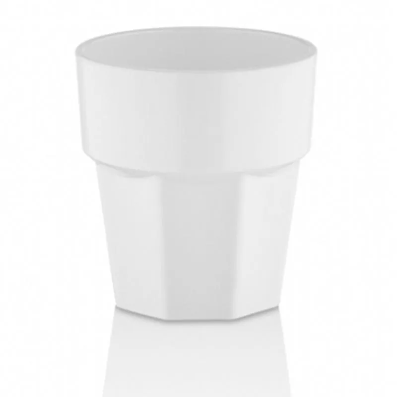 GastroCups GC-20 Polikarbonat Casablanca Bardak, 250 ml, Beyaz