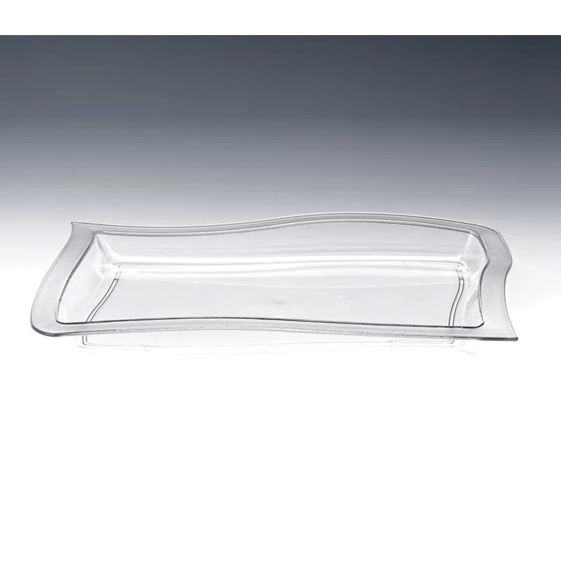 Zicco ZCP-516 Polikarbon Teşhir Tabağı, 45x30 cm, Şeffaf