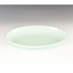 Zicco K-2036 Oval Melamin Teşhir Tabağı, 48x34x5.5 cm, Beyaz