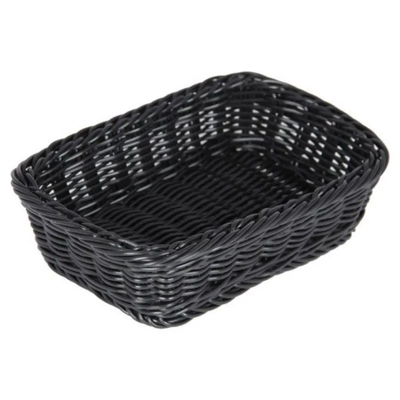 Gurmeaid Ekmek Sepeti, 24x18x8 cm Siyah