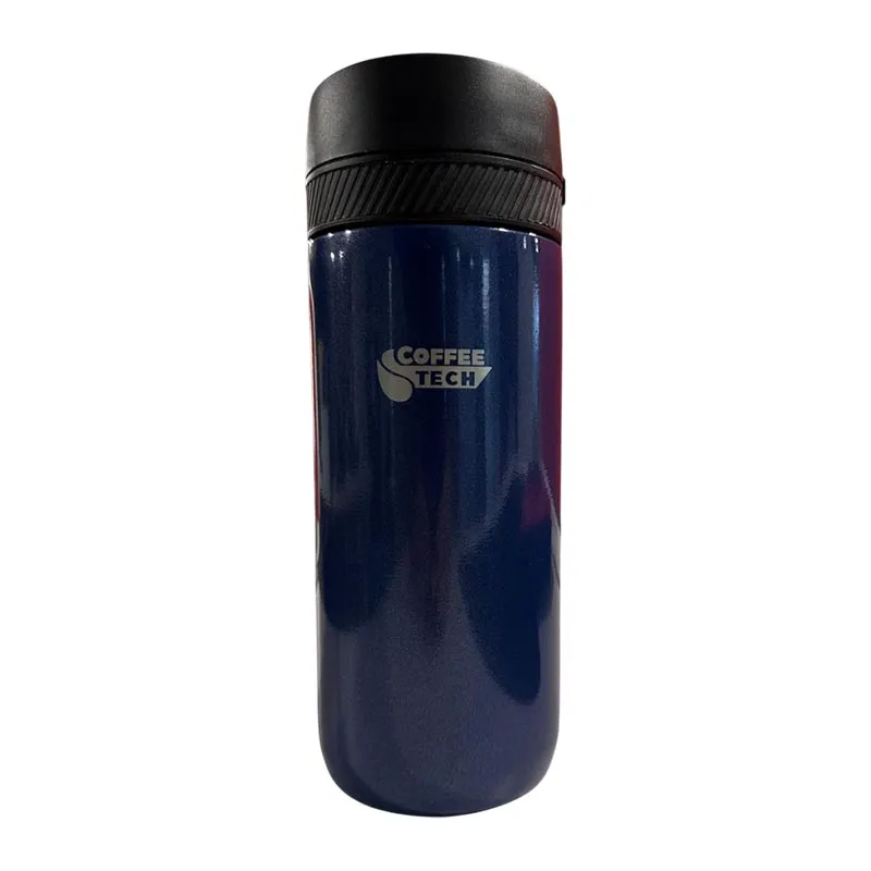 Coffeetech Çift Cidarlı Paslanmaz Çelik Termos, 450 ml, Lacivert