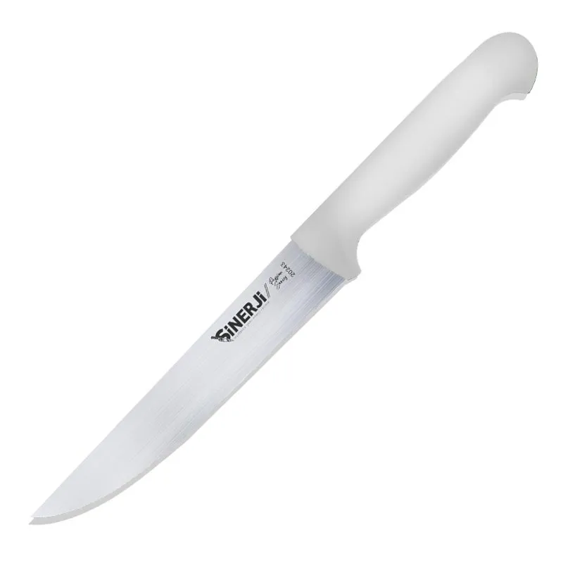 Sinerji Passion Plastik Saplı Mutfak Bıçağı, 16 cm, Beyaz