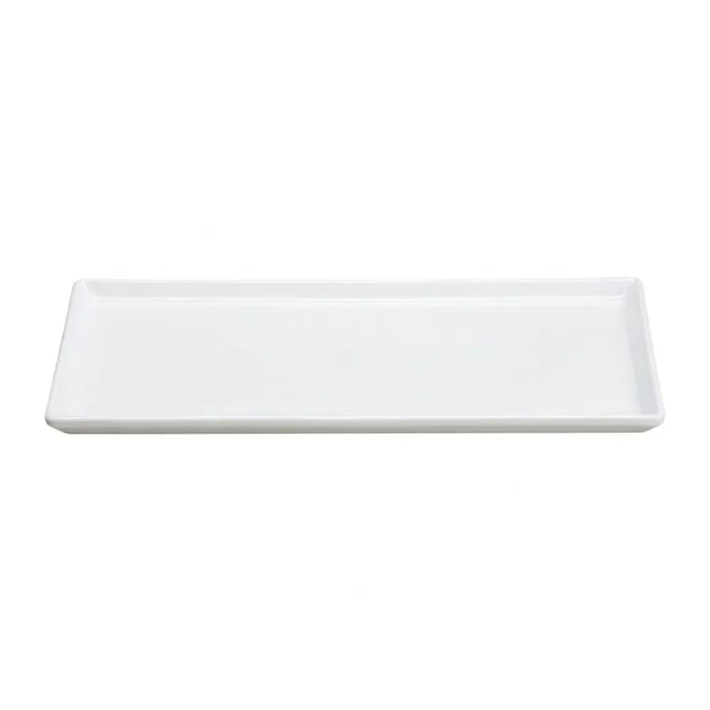 Zicco K-2044 Melamin Teşhir Tabağı, 18x35 cm, Beyaz