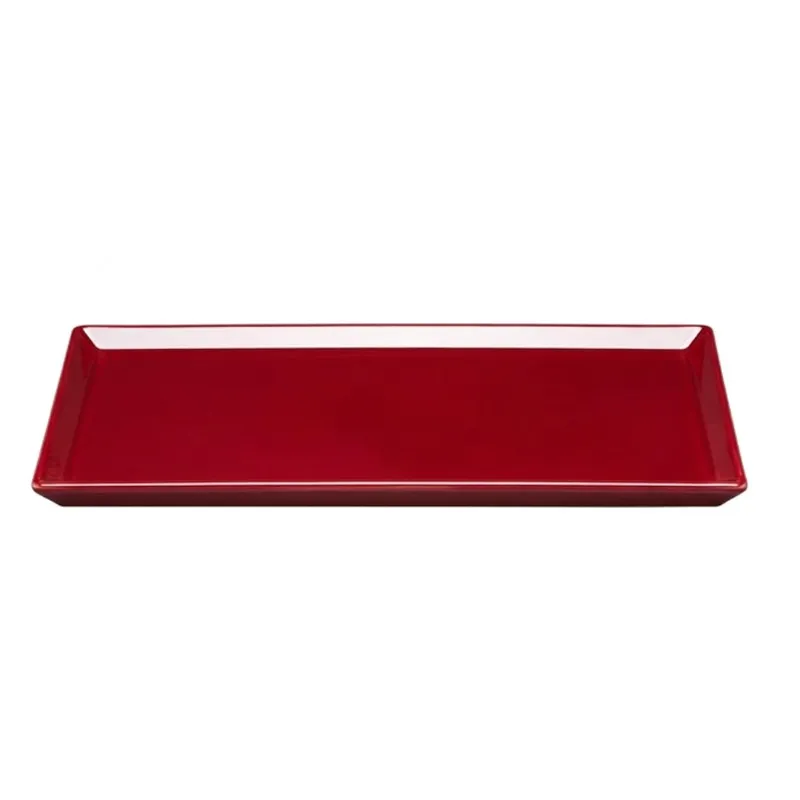 Zicco K-2045 Melamin Teşhir Tabağı, 25x35 cm, Kırmızı