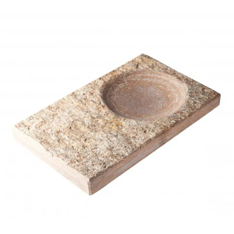 100% Chef Fountain Kuvarsit Sunum Tabağı, 19x11 cm