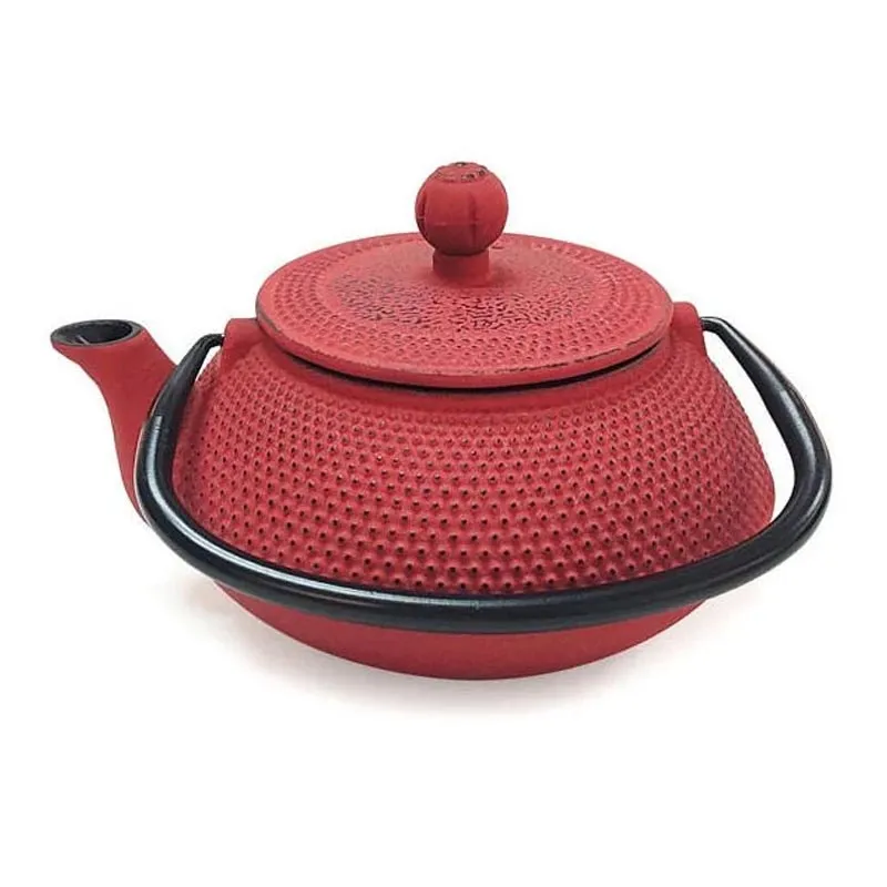 Biradlı Groovy GRV-TDK-700 Döküm Demlik, 700 ml, Kırmızı