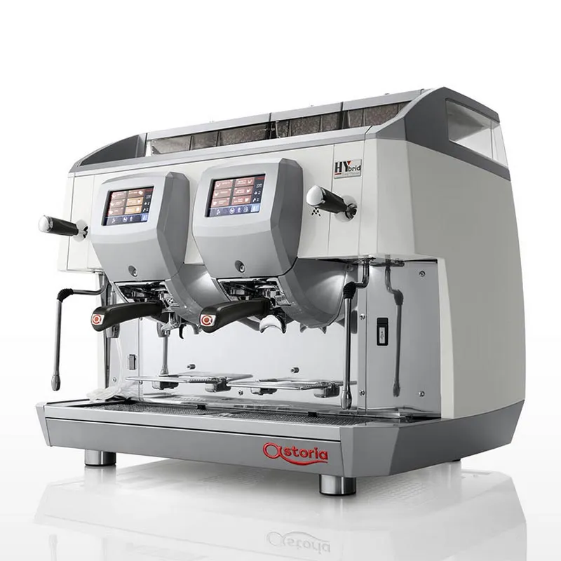 Astoria HYbrid Tam Otomatik Espresso Kahve Makinesi, 2 Gruplu, Beyaz