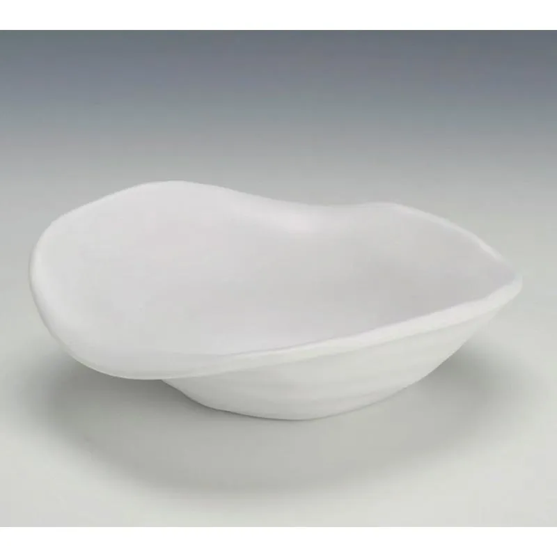 Zicco K-9850 Taş Model Melamin Teşhir Tabağı, 24x29 cm, Beyaz
