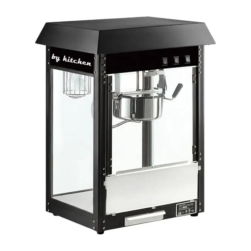 By Kitchen DPM-S Popcorn Mısır Patlatma Makinesi, 56x41x7 cm, Siyah