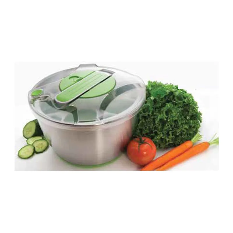 Gurmeaid Paslanmaz Çelik Salata Kurutucu, 6 L