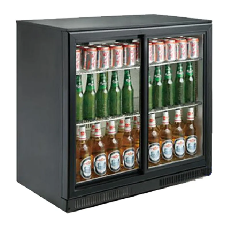 Gtech SC208F YF Bar Arkası Şişe Soğutucu Dolap, 2 Sürgü Kapılı