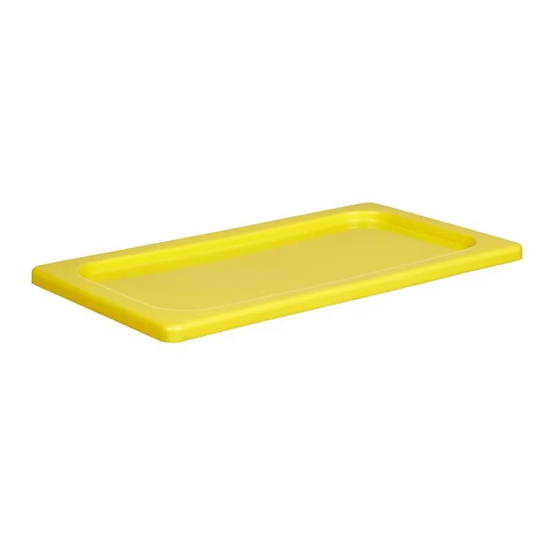 Bora Plastik GN 1/3 Kilitli Polipropilen Gastronorm Kapak, Sarı