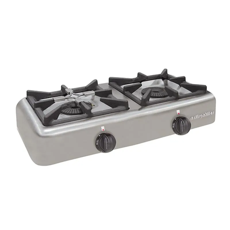 Öztiryakiler OSOG 4075 PA Set Üstü İkili Compact Ocak, 75x40 cm, Gazlı