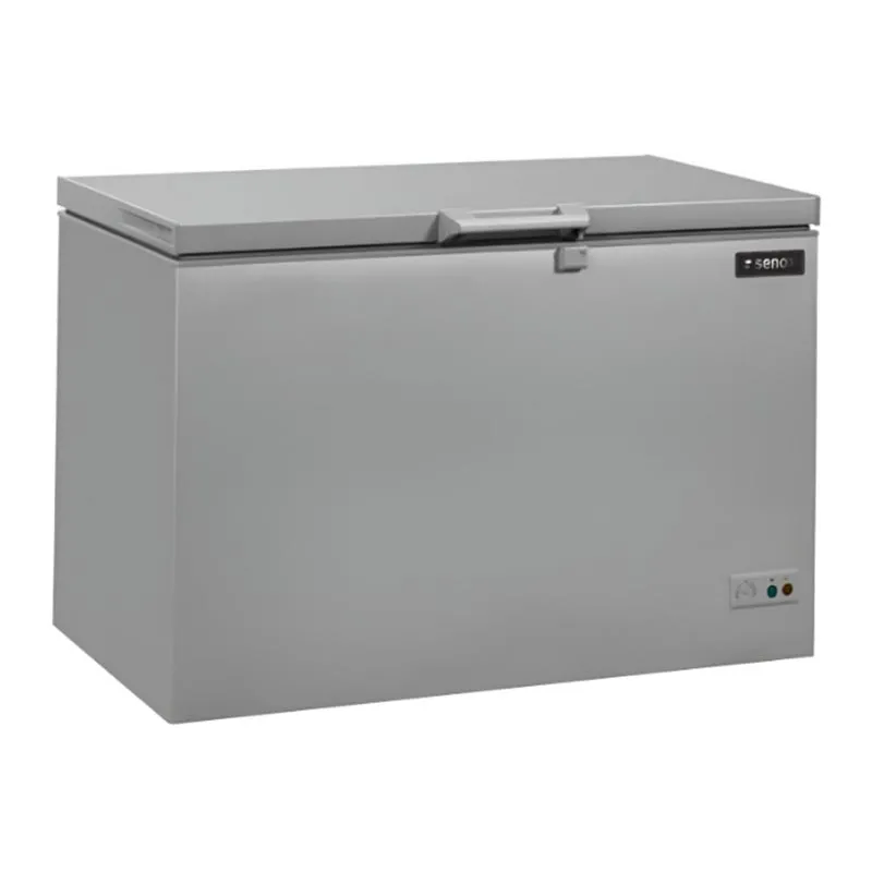 Senox CF5500 Blok Kapaklı Sandık Tipi Derin Dondurucu, 500 L, Krom