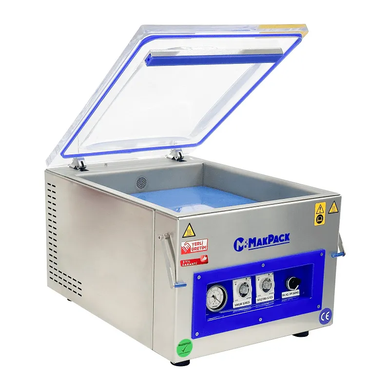 MakPack MP-350 T1/S Vakum Makinesi, Yapıştırma Uzunluğu 350 mm, 400x500x400 mm