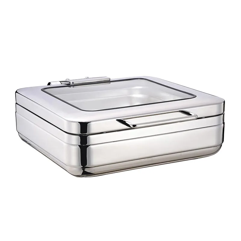 Öztiryakiler Kare Chafing Dish, 6 L, Elektrikli
