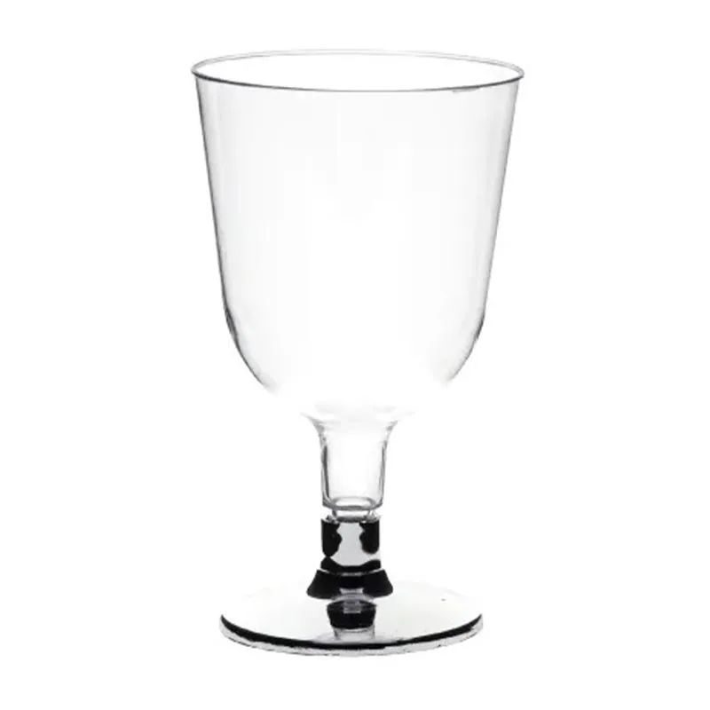 Rubikap Tek Kullanımlık Ayaklı Kadeh, 150 ml, Gümüş