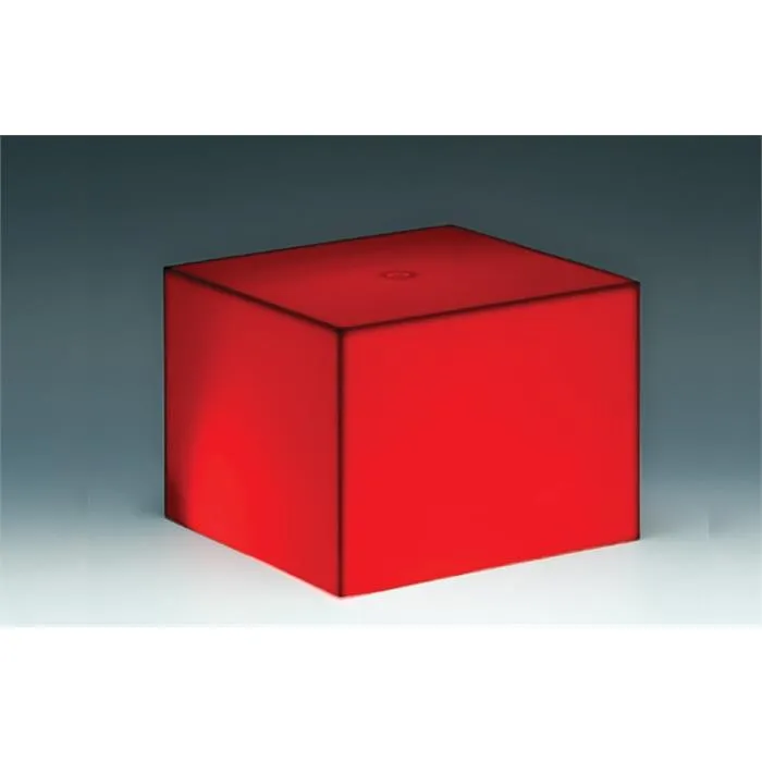 Zicco ZCP-567 Polikarbon Işıklı Teşhir Yükseltici, 20x20x15 cm