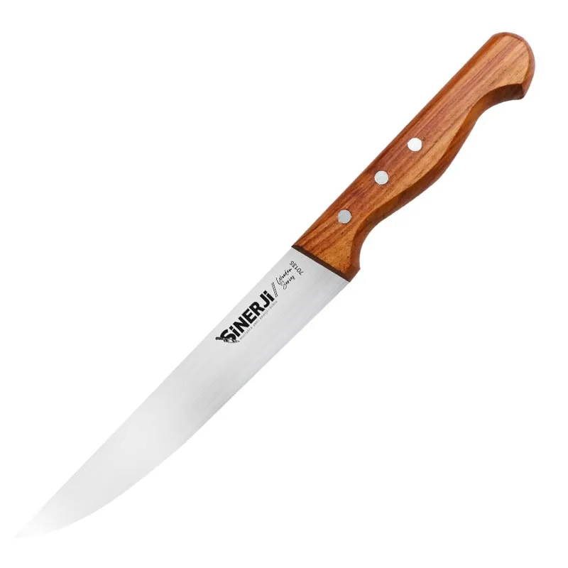Sinerji Wooden Gül Saplı Mutfak Bıçağı, 16 cm