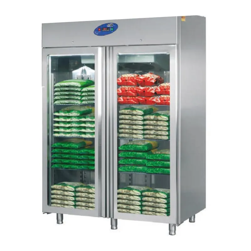 CSA CS-DBNK 1400-M-C Dik Tip Monoblok Buzdolabı, 2 Cam Kapılı, 1400 L