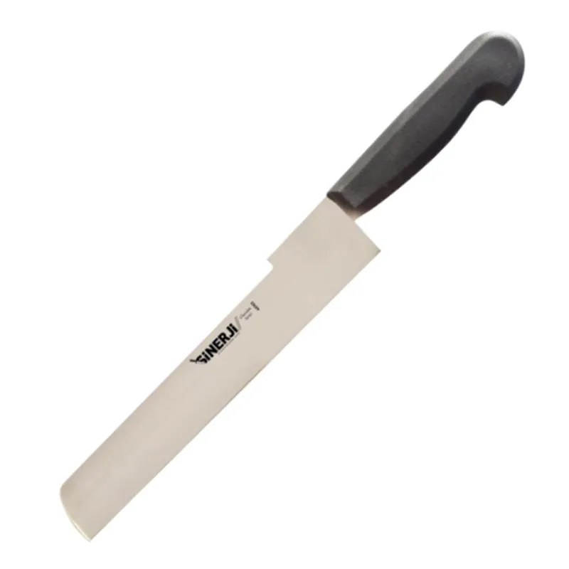 Sinerji Chocolate Plastik Saplı Çeneli Hamur Bıçağı, 30 cm, Siyah