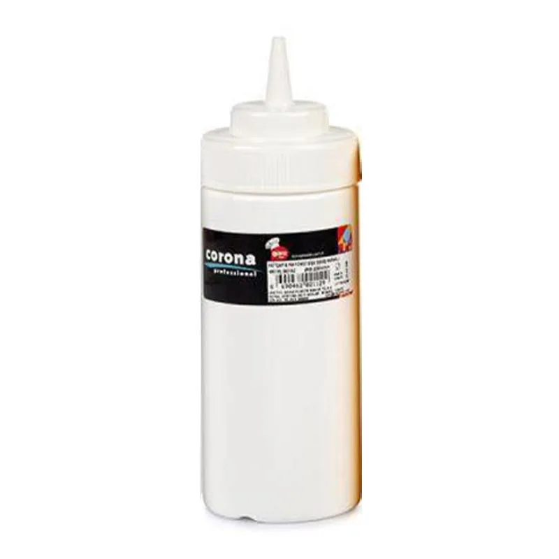 Bora Plastik Geniş Kapaklı Mayonez Şişesi, 450 ml, Beyaz